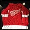 Image 3 : GORDIE HOWE SIGNED DETROIT RED WINGS CUSTOM JERSEY PSA COA