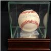 Image 1 : MICKEY MANTLE SIGNED OFFICIAL AMERICAN LEAGUE BASEBALL JSA LOA