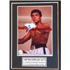 Image 2 : CUSTOM FRAMED MUHAMMAD ALI 8 X 10 DISPLAY ( PHOTO 5 X 7 )HOF COA