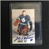 Image 1 : JOHNNY BOWER SIGNED HOCKEY CARD