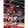 Image 2 : MICHEAL JORDAN SIGNED SLAM DUNK CONTEST 8 X 10 FRAME ( GLOBAL COA)