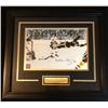 Image 2 : CUSTOM FRAMED BOBBY ORR SIGNED FLYING GOAL CELEBRATION 8 X10 GNR COA