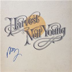 Signed Neil Young Harvest Album Cover
