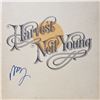 Image 1 : Signed Neil Young Harvest Album Cover