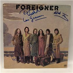 Signed Foreigner "Foreigner" Album Cover