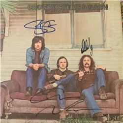 Signed Crosby, Stills & Nash Album Cover