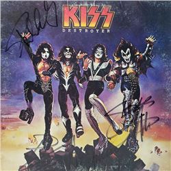 Kiss Signed Destroyer Album Cover