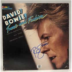 Signed David Bowie "Fame and Fashion" Album Cover