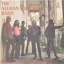 Allman Brothers Band Signed  Debut Album Cover