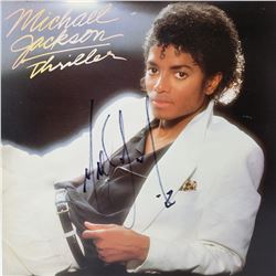 Signed Michael Jackson, Thriller Album Cover