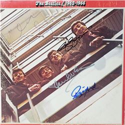 Signed Beatles 1962-1966 Album Cover