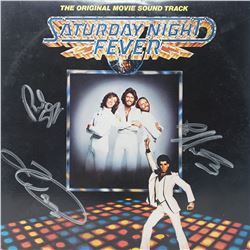 Signed Saturday Night Fever Soundtrack Album Cover