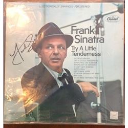 Frank Sinatra  Signed  "Try A Little Tenderness" Album Cover