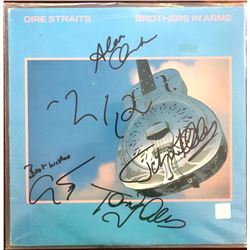 Dire Straits Signed  "Brothers In Arms" Album Cover