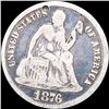 Image 1 : 1876 Seated Dime "LOVE TOKEN" CIRCULATED