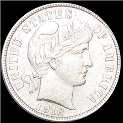 1916 Barber Silver Dime CLOSELY UNCIRCULATED