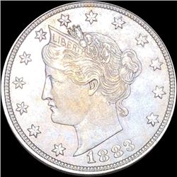 1883 Liberty Victory Nickel ABOUT UNCIRCULATED
