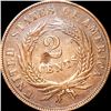 Image 2 : 1866 Two Cent Piece ABOUT UNCIRCULATED