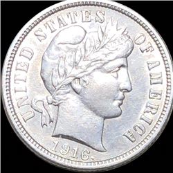 1916 Barber Silver Dime CLOSELY UNCIRCULATED