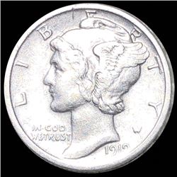 1919-D Mercury Silver Dime CLOSELY UNCIRCULATED