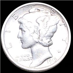 1919-S Mercury Silver Dime CLOSELY UNCIRCULATED