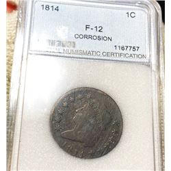 1814 Classic Head Large Cent NNC - F12