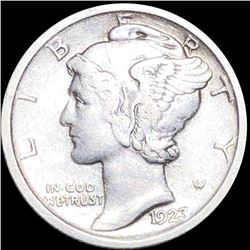 1923 Mercury Silver Dime ABOUT UNCIRCULATED