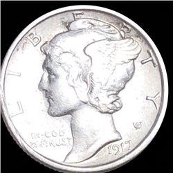 1917-S Mercury Silver Dime UNCIRCULATED
