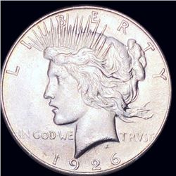 1926-S Silver Peace Dollar CLOSELY UNCIRCULATED