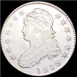 1818 Capped Bust Half Dollar LIGHTLY CIRCULATED