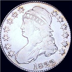 1822 Capped Bust Half Dollar LIGHTLY CIRCULATED