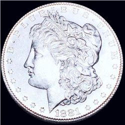 1881-S Morgan Silver Dollar GEM BU