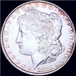 1881 Morgan Silver Dollar GEM BU