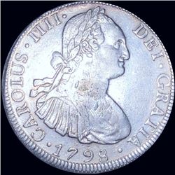 1798 Del Gratia 8 Reales LIGHTLY CIRCULATED