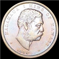 1883 Kingdom of Hawaii Half Dollar ABOUT UNC