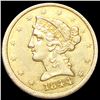 Image 1 : 1844-D $5 Gold Half Eagle CLOSELY UNCIRCULATED