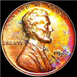 1942 Lincoln Wheat Penny CHOICE PROOF