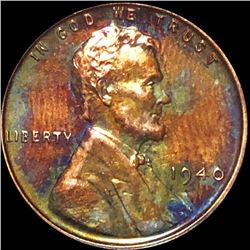 1940 Lincoln Wheat Penny CHOICE PROOF