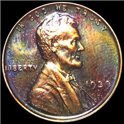 1939 Lincoln Wheat Penny CHOICE PROOF