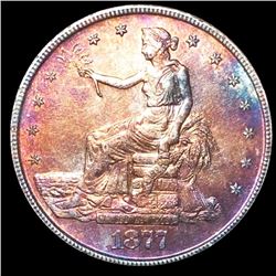 1877-S Silver Trade Dollar CLOSELY UNCIRCULATED