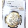 Image 1 : 1883-O Morgan Silver Dollar NGC - MS63