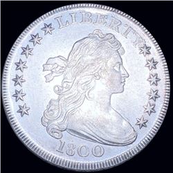 1800 Draped Bust Dollar NEARLY UNCIRCULATED