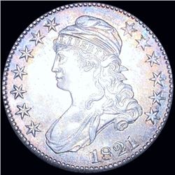 1821 Capped Bust Half Dollar CLOSELY UNCIRCULATED