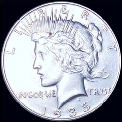 1935 Silver Peace Dollar UNCIRCULATED