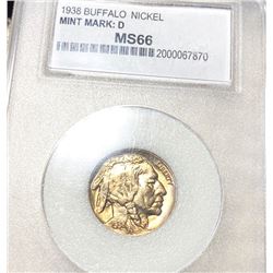 1938 Buffalo Head Nickel PCC - MS66