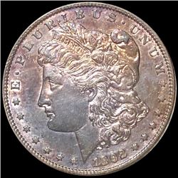 1892-CC Morgan Silver Dollar NEARLY UNCIRCULATED