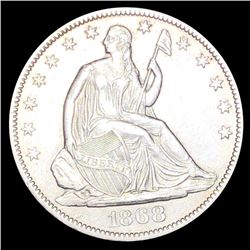 1868-S Seated Half Dollar UNCIRCULATED