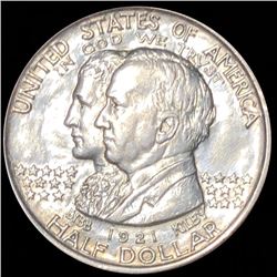 1921 Alabama Half Dollar ABOUT UNCIRCULATED