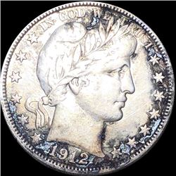 1912-D Barber Half Dollar LIGHTLY CIRCULATED