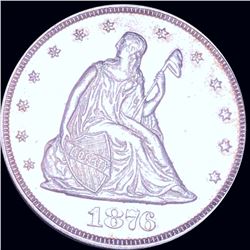 1876 Seated Twenty Cent Piece CHOICE PROOF